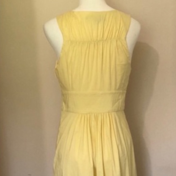 BCBG VTG Butter Yellow Sleeveless Cocktail Dress Size 0 - Picture 5 of 9